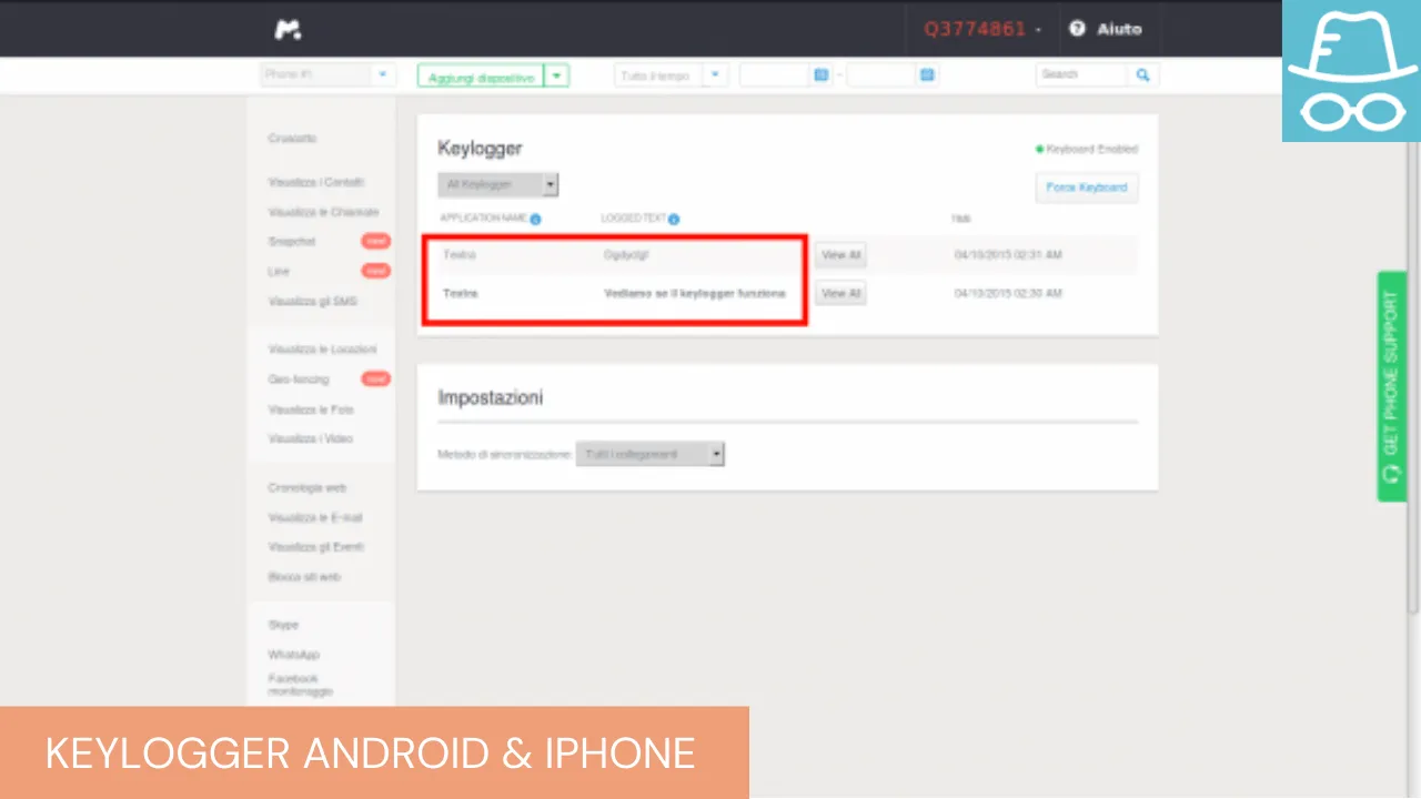 Keylogger Android dan iPhone - mSpy