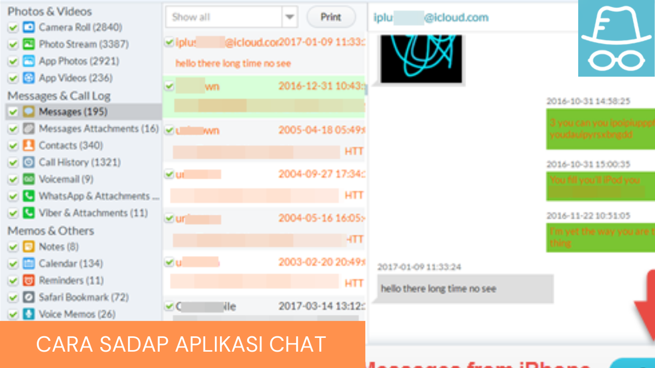 Panduan Sadap Aplikasi Chat Line & Skype