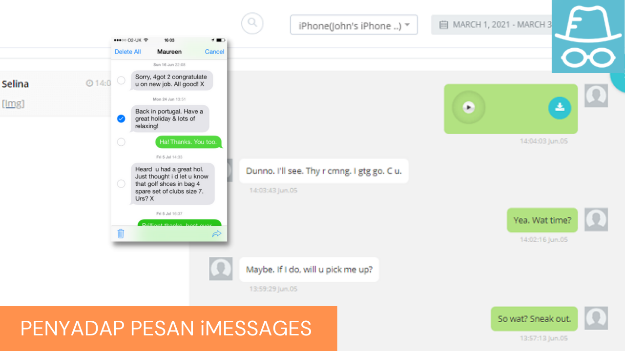 Cara Sadap iMessage, SMS & Email | iPhone & Android