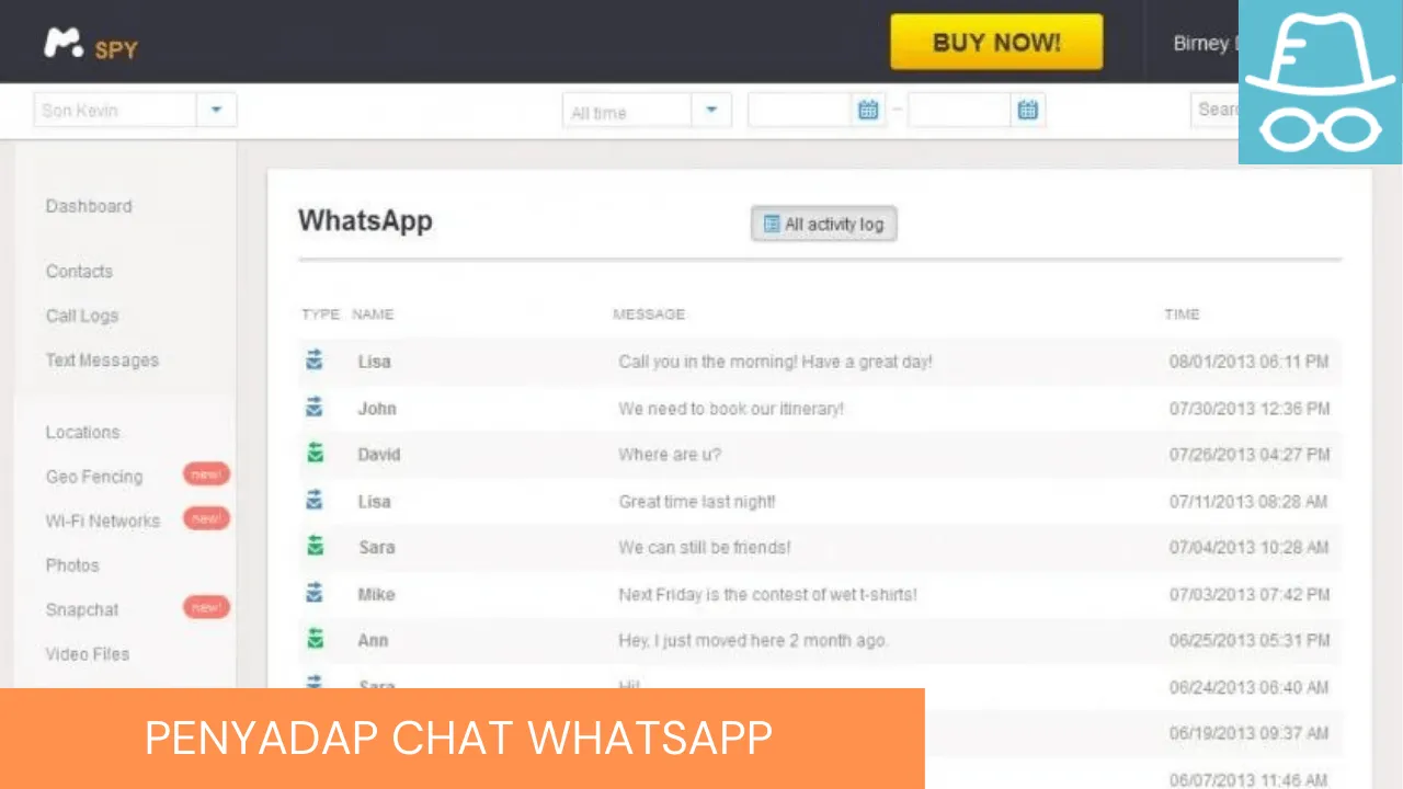 Aplikasi sadap chat WhatsApp gratis