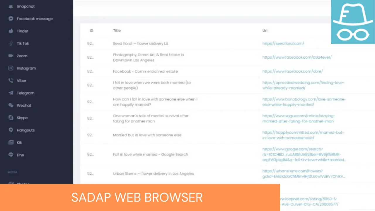 Aplikasi Sadap Web Browser