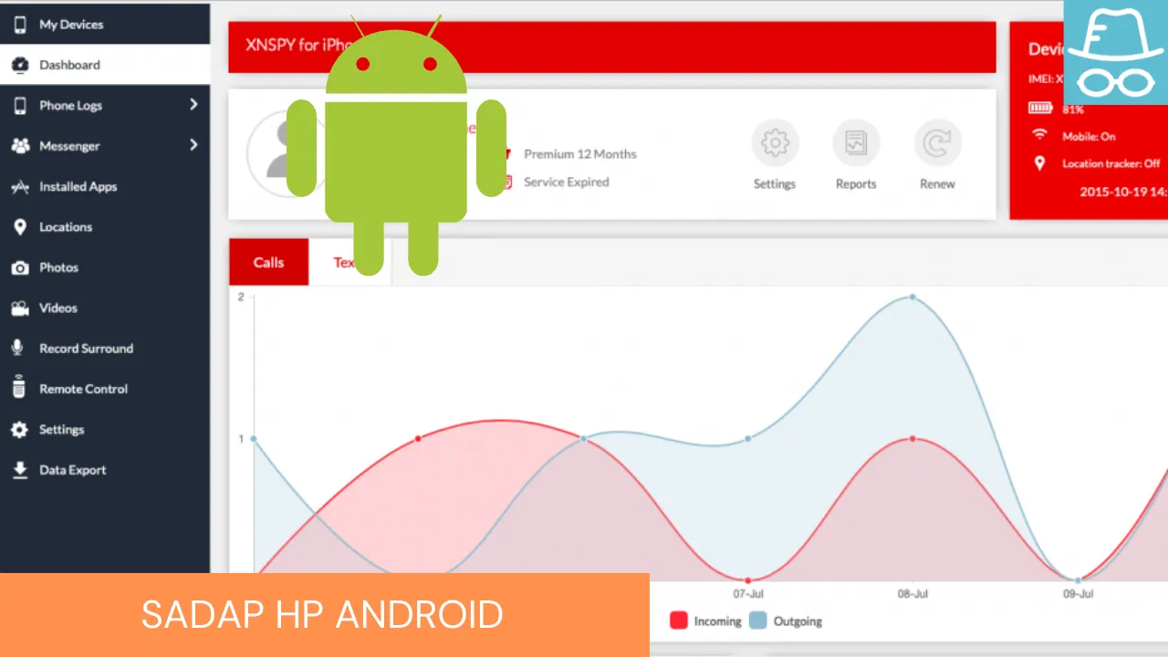 Aplikasi Sadap Android dengan XnSpy