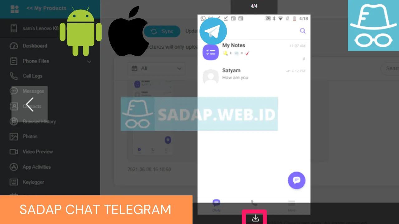 Sadap Telegram terbaik untuk Android