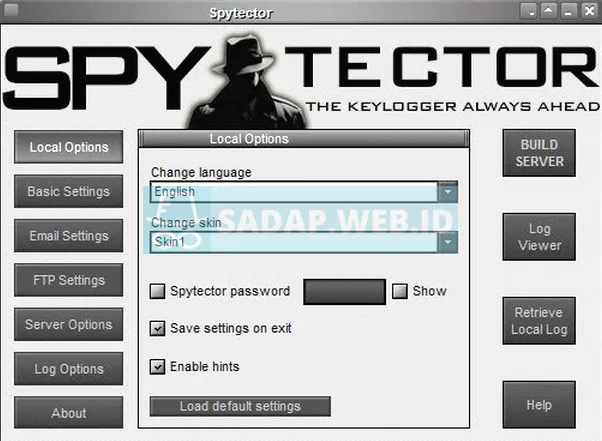 Software penyadap Spytector