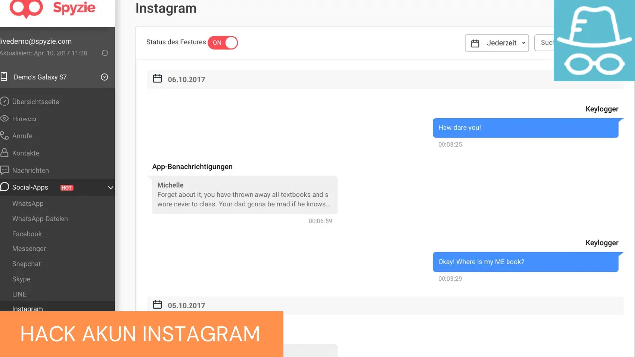Tutorial Hack Akun Instagram - SpyZie