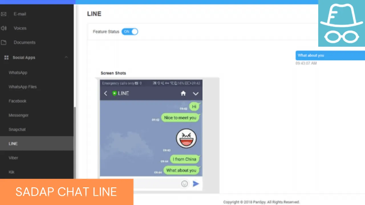 Aplikasi Penyadap Chat Line - AiSpyer