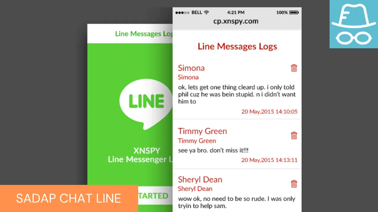Tutorial Sadap Chat Line - iPhone