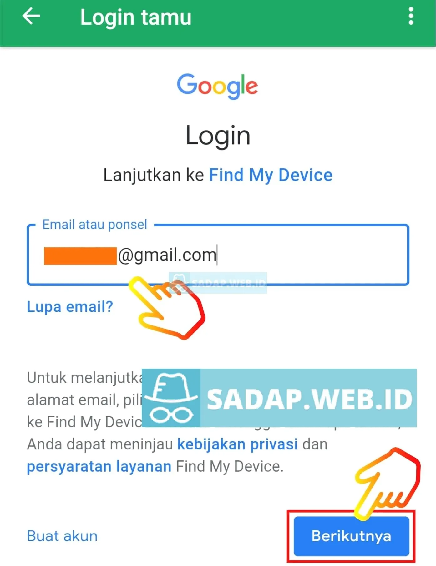 Cara Melacak HP Hilang Lewat Gmail- Bagian 1