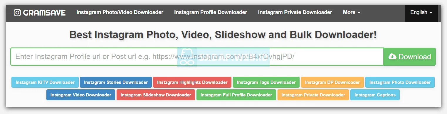 Aplikasi Gramsave Video Downloader Instagram