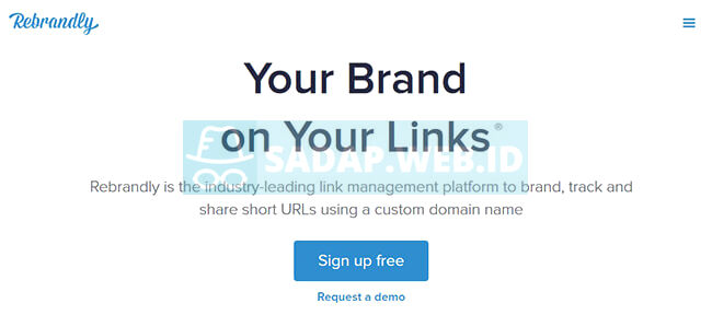 Shorten URL Dengan Rebrandly