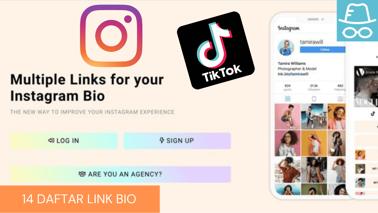 14+ Link BIO untuk Instagram dan TikTok Terbaik