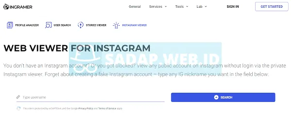 Lihat Profile Private Instagram - InGramer
